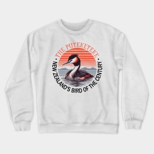 Puteketeke New Zealand's Bird Crewneck Sweatshirt